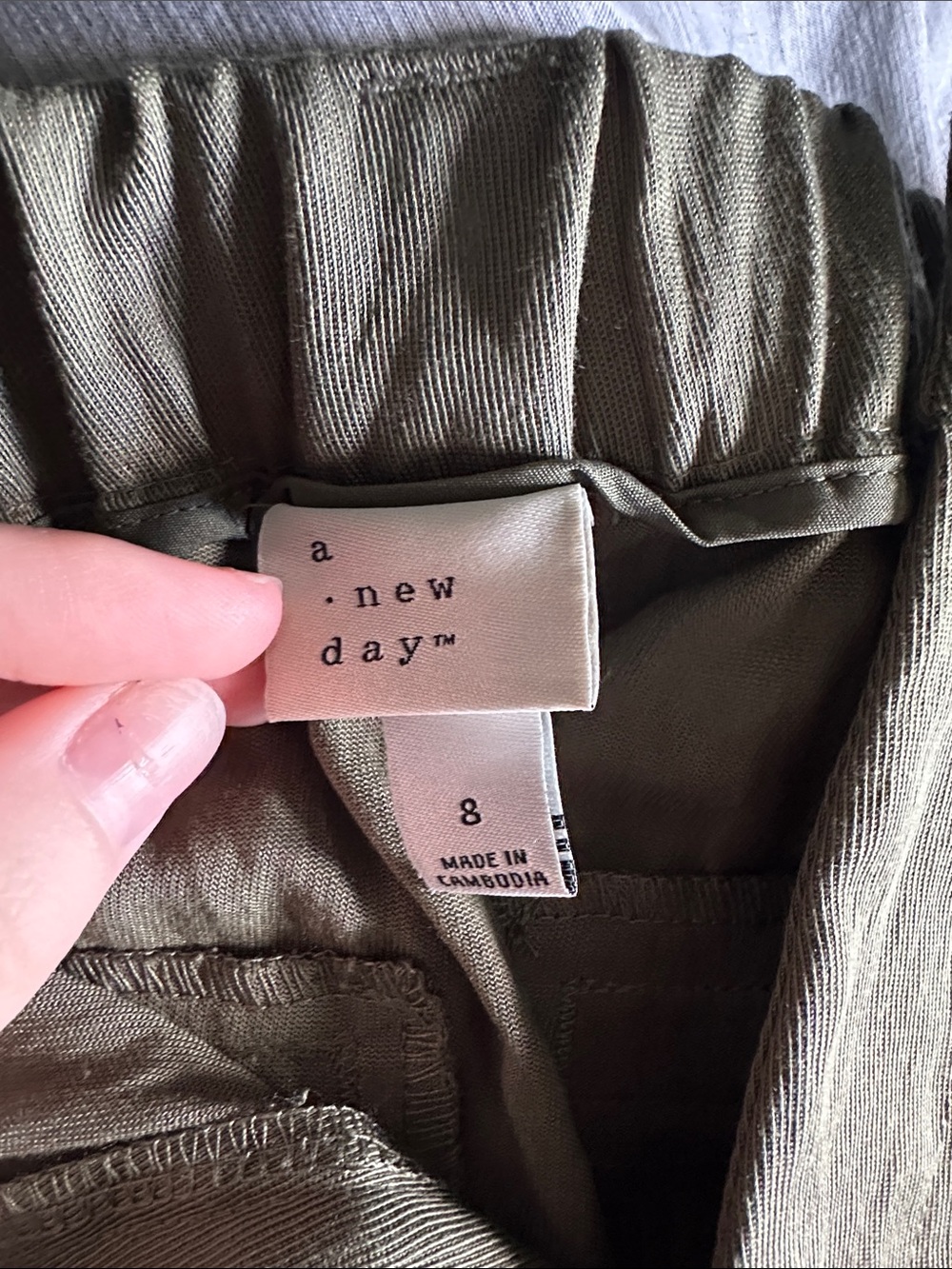 a new day Olive Green Chino-Style women’s Pants